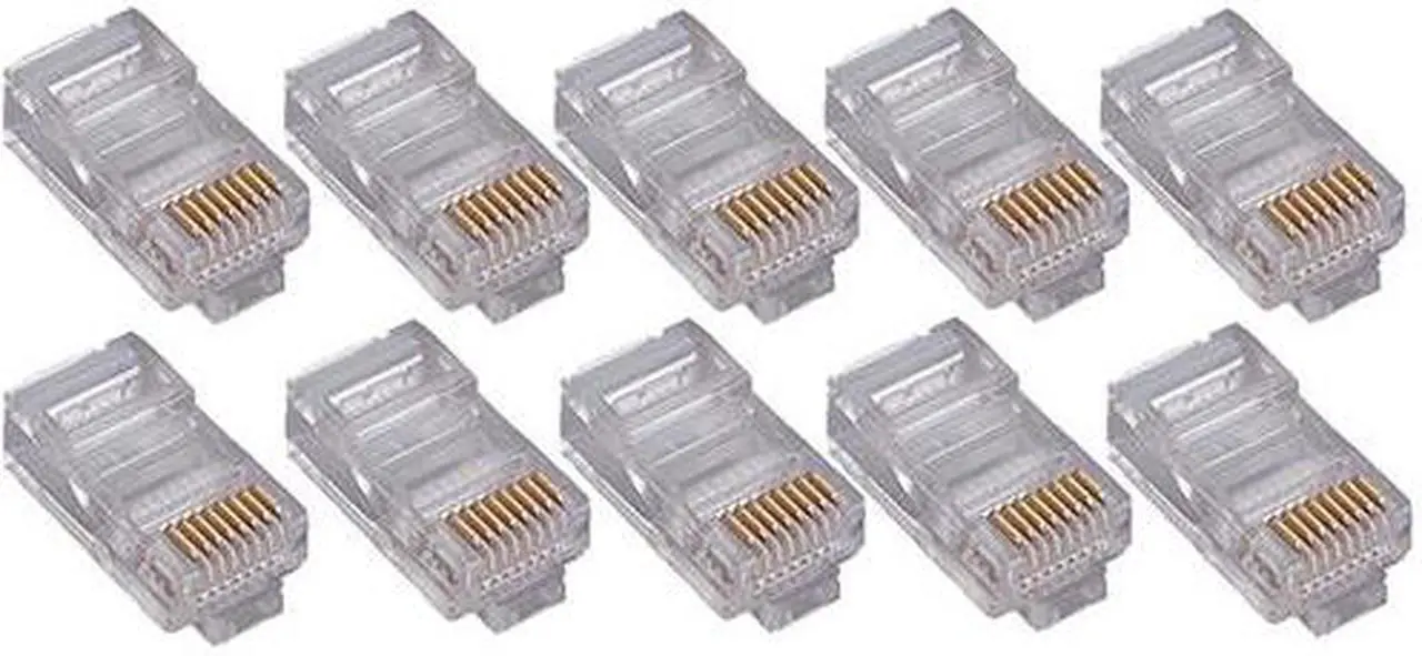 Alt view image 4 of 4 - 50PK CAT5E RJ45 MODULAR PLUG