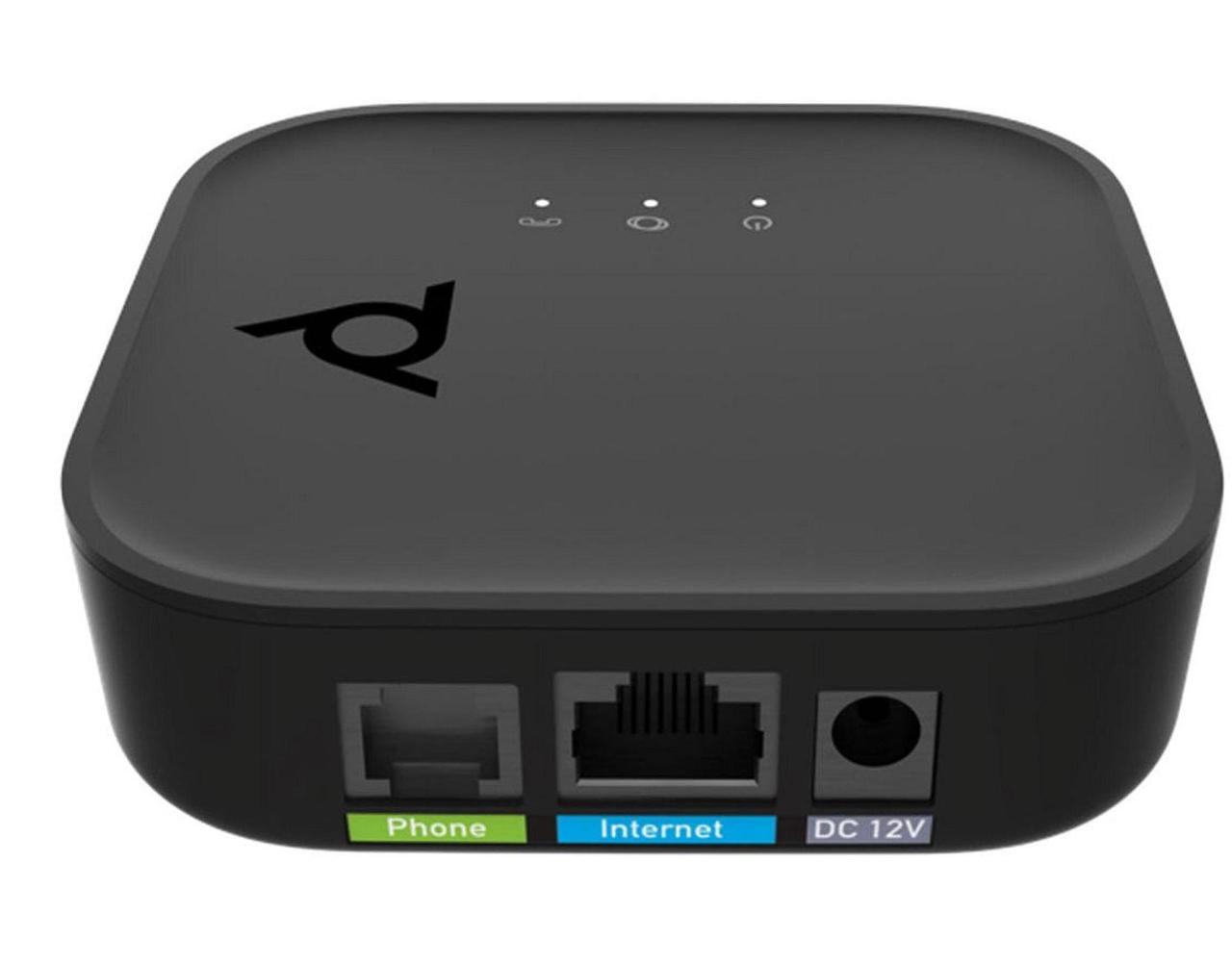 Alt view image 3 of 3 - HP Poly ATA 400 VoIP Gateway - 1 x RJ-45 - 1 x FXS - USB - Ethernet | 8F3H4AA