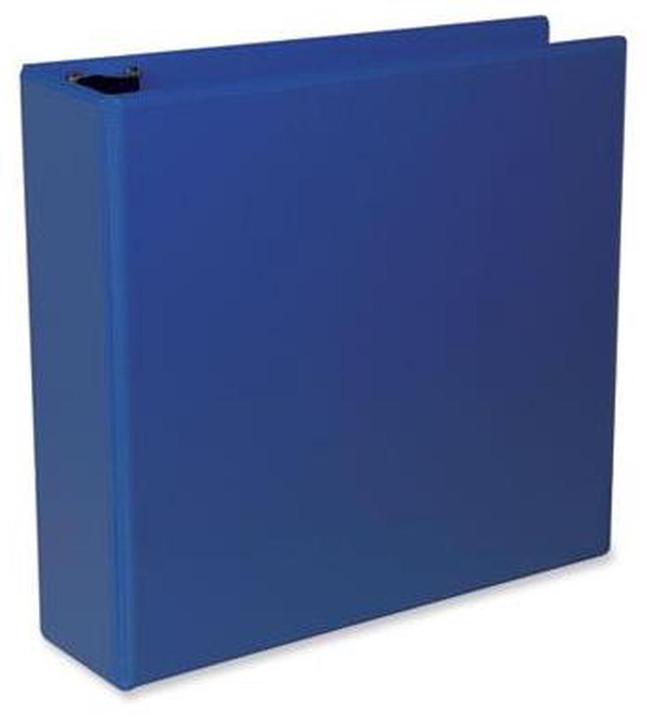 Main image of Universal Office Slant D-Ring View Binder 3 Rings 3" 8.5x11 Navy Blue 1147
