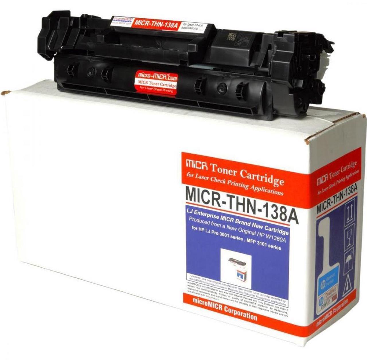 Alt view image 4 of 4 - microMICR MICR Standard Yield Laser Toner Cartridge 138A, 138X (W1480A) - Black - 1 Each - 1500 Pages