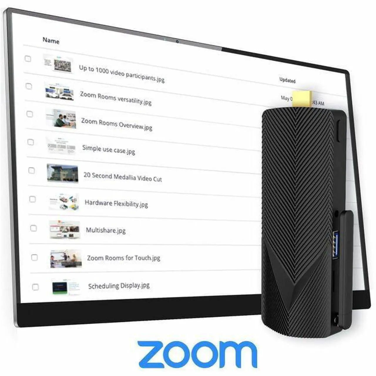 Alt view image 2 of 3 - Azulle Access Pro Mini PC Stick Alder Lake Series with Zoom - Intel - N100 - Quad-core (4 Core) - 8 GB - LPDDR4 - 128 GB Flash Memory - Intel - UHD Graphics - Wireless LAN - Bluetooth - HDMI - 2 x Num