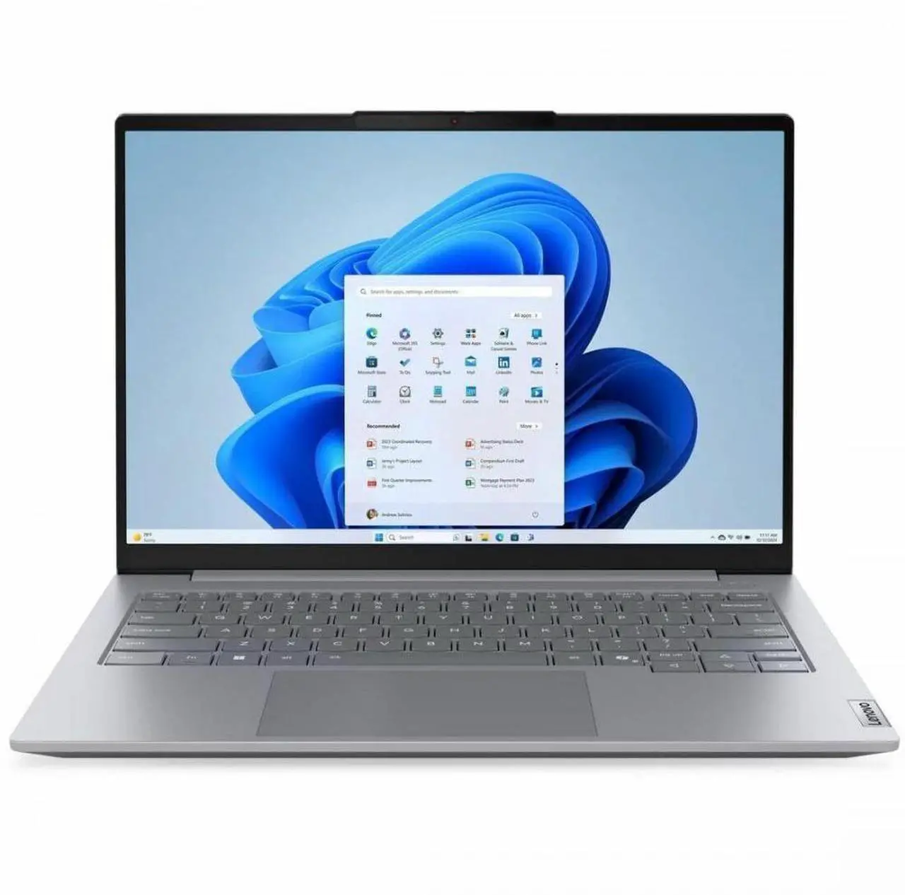 Alt view image 8 of 8 - Lenovo ThinkBook 14 G8 IRL 21SG000JUS 14" Touchscreen Notebook - WUXGA - Intel Core 5 210H - 16 GB - 512 GB SSD - English Keyboard - Arctic Gray - Intel Chip - 1920 x 1200 - Windows 11 Pro - Inte