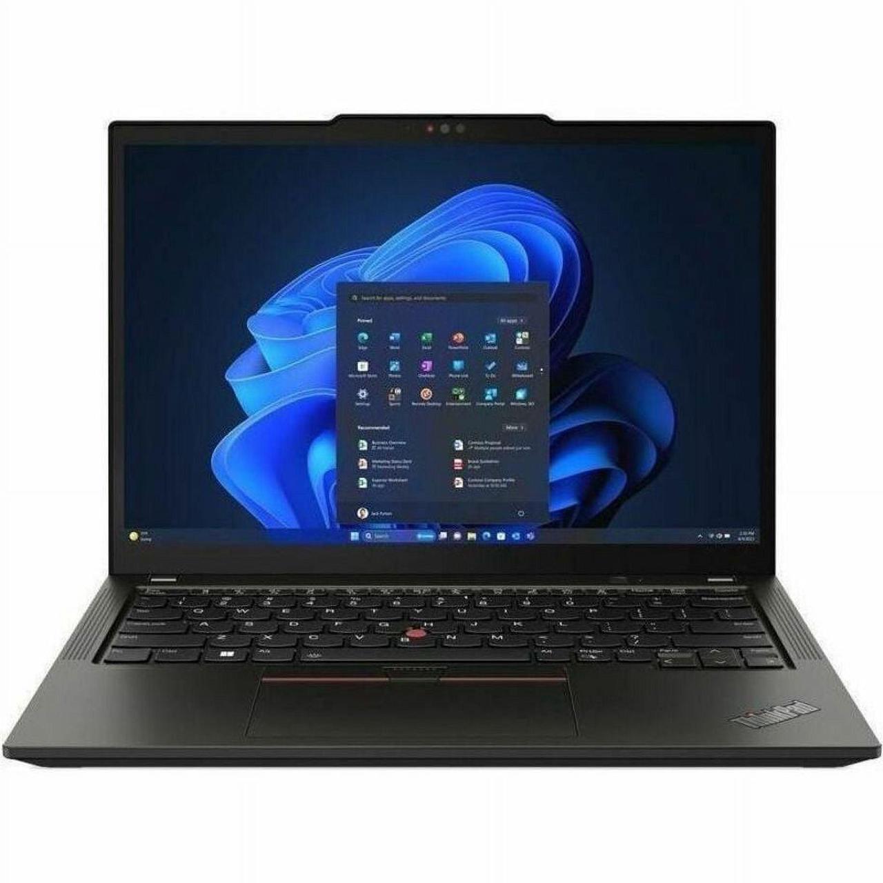 Alt view image 8 of 8 - Lenovo ThinkPad X13 Gen 5 21LU004BUS 13.3" Notebook - WUXGA - Intel Core Ultra 7 155U - Intel Evo Platform - 32 GB - 512 GB SSD - English Keyboard - Black - Intel Chip - 1920 x 1200 - Windows 11