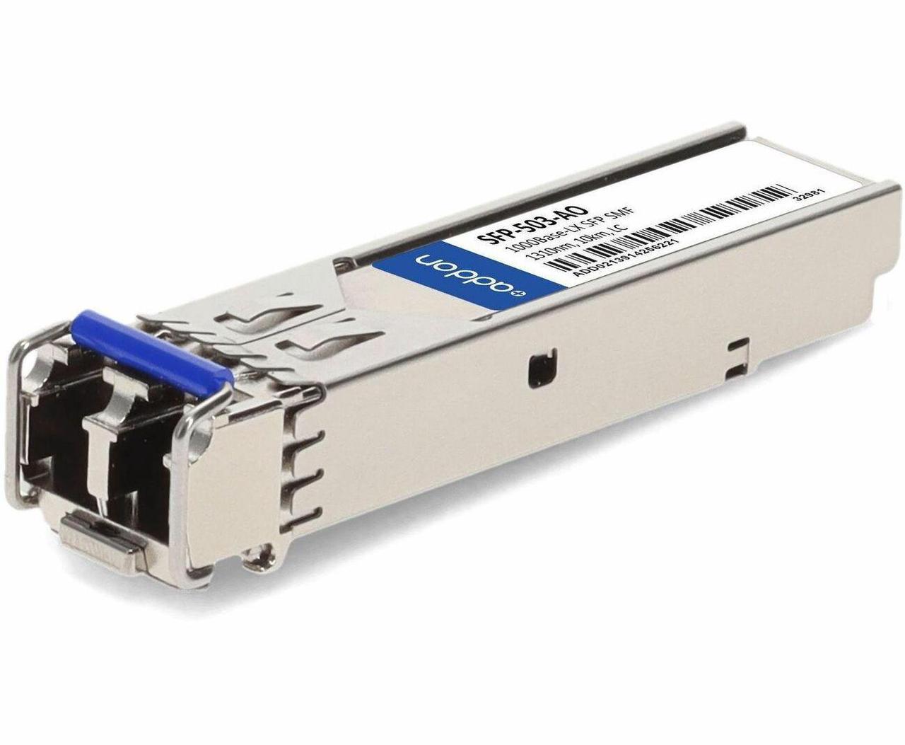 Alt view image 12 of 13 - AddOn Gigamon Systems SFP-503 Compatible TAA Compliant 1000Base-LX SFP Transceiver (SMF, 1310nm, 10km, LC)
