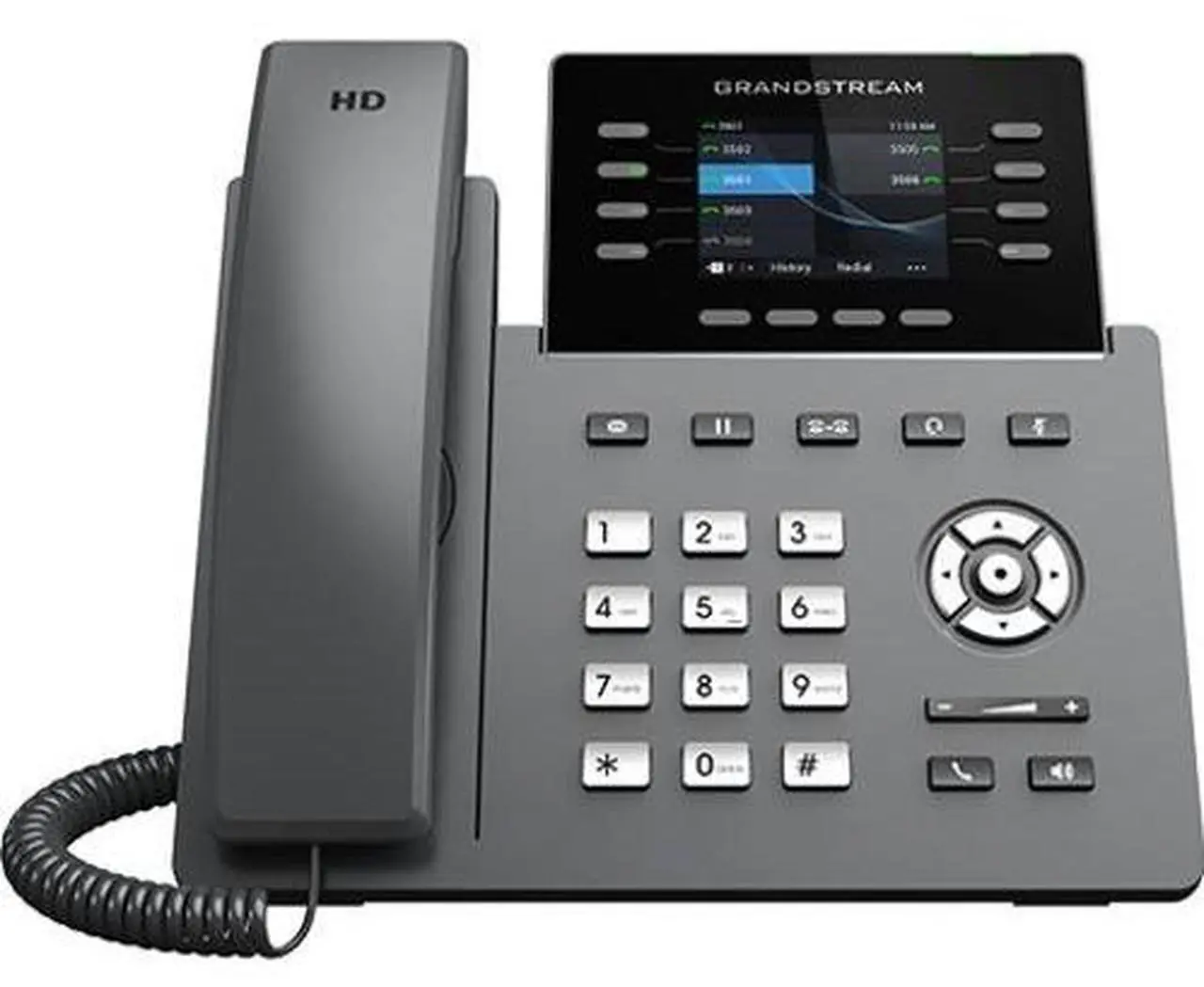 Alt view image 2 of 3 - Grandstream Networks GRP2624 4+4 Lines Gb Color Screen IP Phone