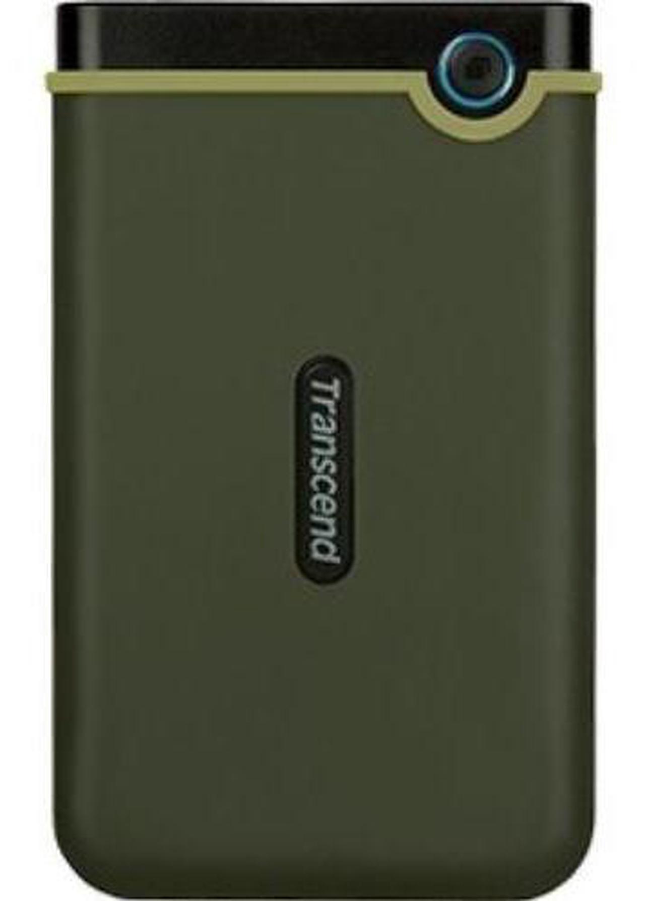 Alt view image 9 of 10 - Transcend Storejet 25M3 Ts-2Tsj25m3g 2 Tb Portable Hard Drive - 2.5" External - Military Green