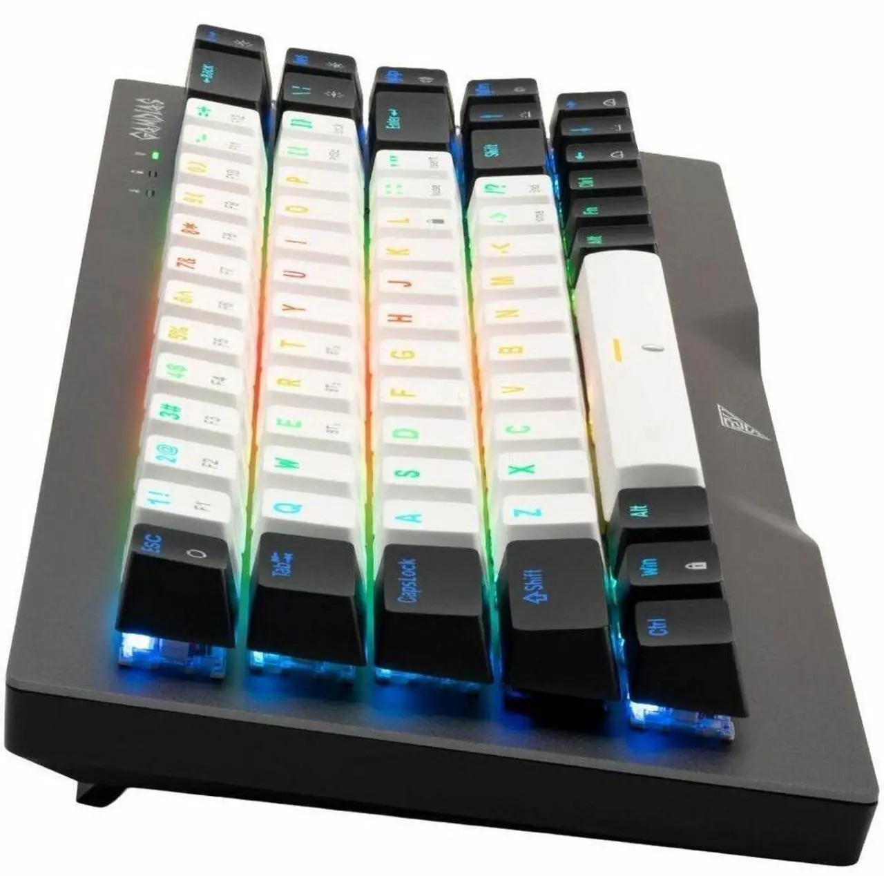 Alt view image 4 of 4 - GAMDIAS HERMES M4 HYBRID Gaming Keyboard - GD-HERMES M4 HYBRID WB