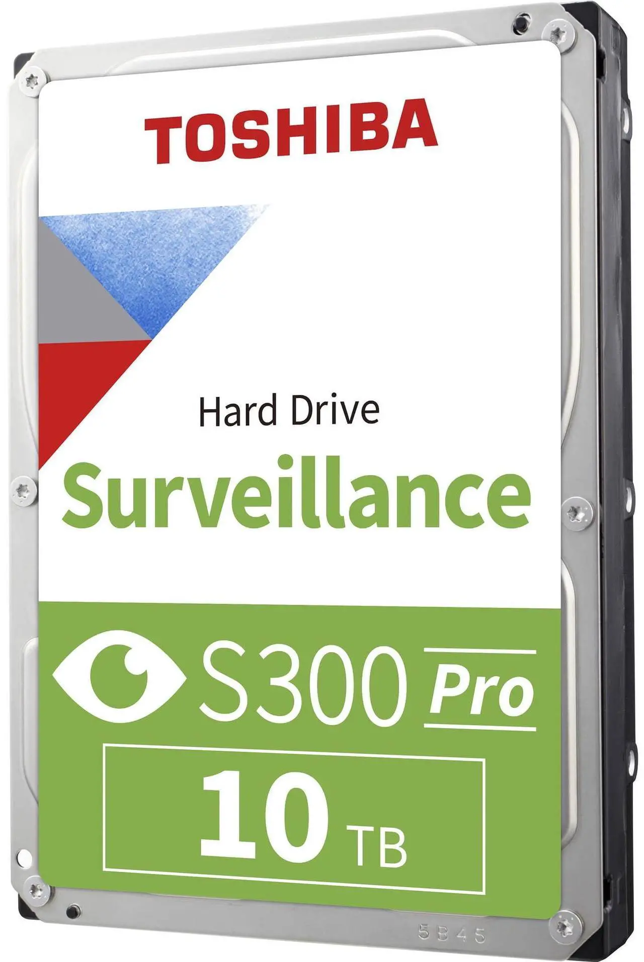 Alt view image 3 of 4 - Toshiba S300 Pro HDWTA1AUZSVAR 10 TB Hard Drive - 3.5" Internal - SATA (SATA/600) - Conventional Magnetic Recording (CMR) Method - Camera, Video Surveillance System, Network Video Recorder, Digit