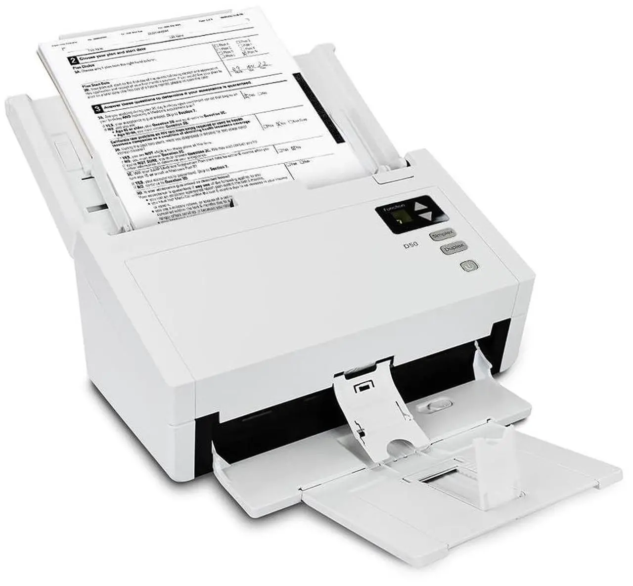 Alt view image 3 of 3 - Xerox XD50-U ADF Scanner - 600 dpi Optical - 24-bit Color - 8-bit Grayscale - 70 ppm (Mono) - 70 ppm (Color) - Color, Monochrome, Grayscale Scan - Duplex Scanning - Plastic Card, Photo - USB