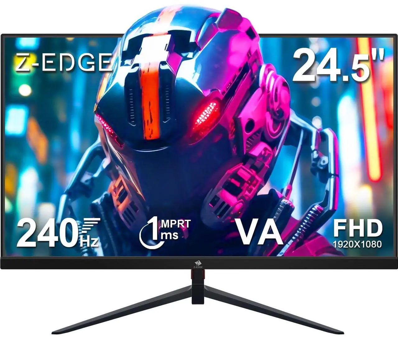 Alt view image 11 of 12 - Z-EDGE UG27P 27" 1080P Curved Gaming Monitor, 280Hz, 1ms, 350cd/m², HDR10, FreeSync Compatible, 2 x HDMI 2.0, 2 x DP 1.2, Support Wall Mount
