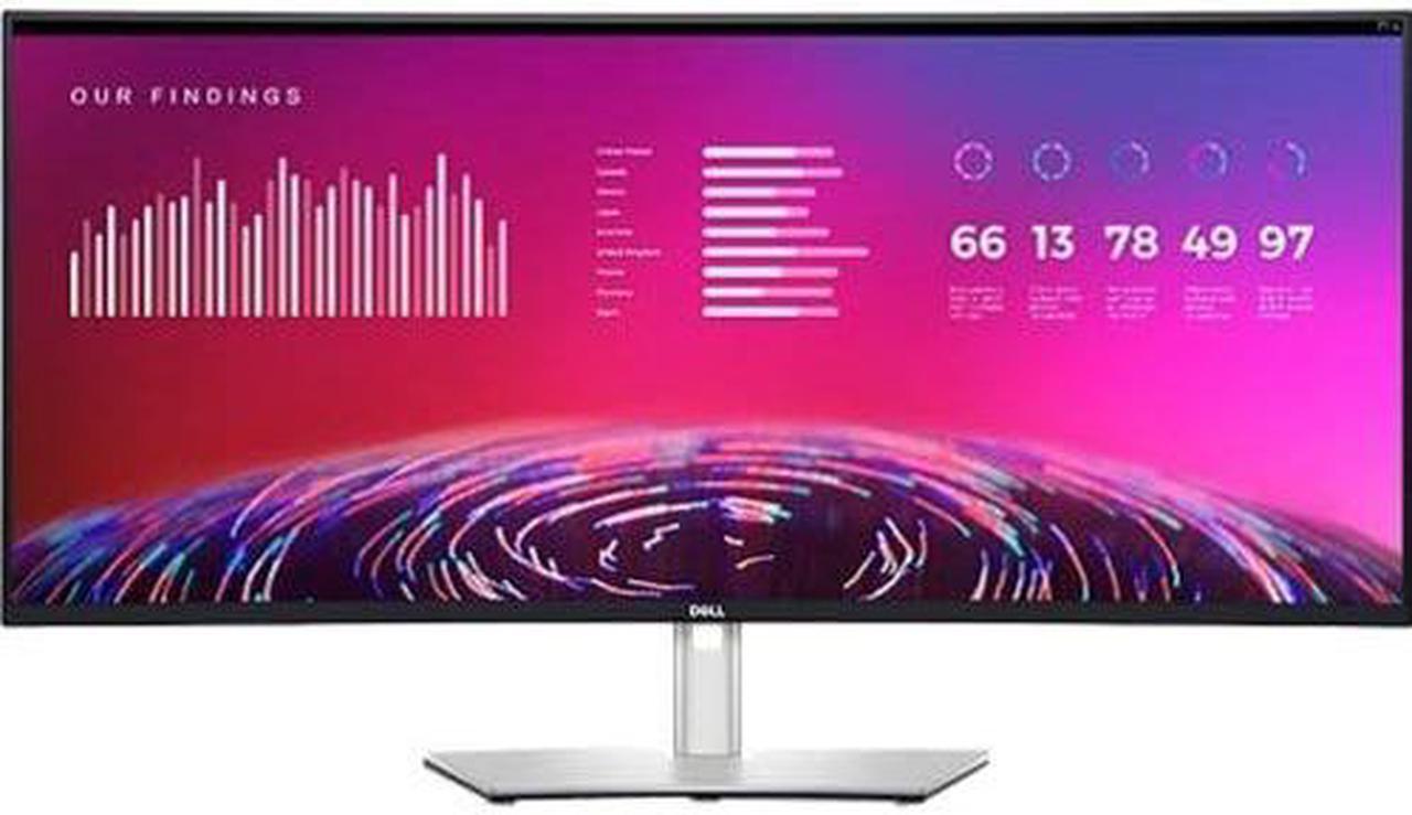 Main image of Dell UltraSharp U3821DW 38" (37.5" Viewable) Curved Screen 3840 x 1600 WQHD LCD Monitor, 60 Hz, 8 ms, 21:9, 300 nits, Class USB Hub