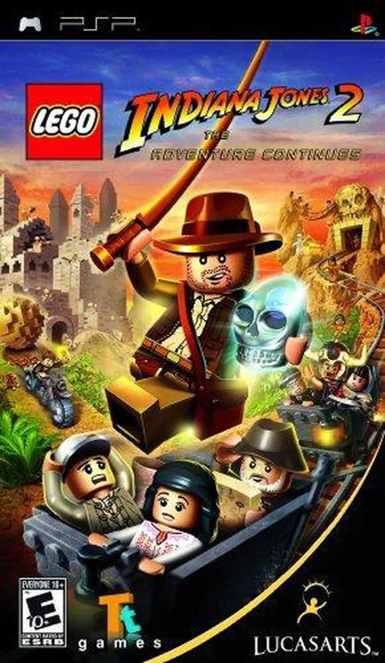 Alt view image 2 of 3 - Lego Indiana Jones 2: Adventure Continues PSP Game LUCASARTS