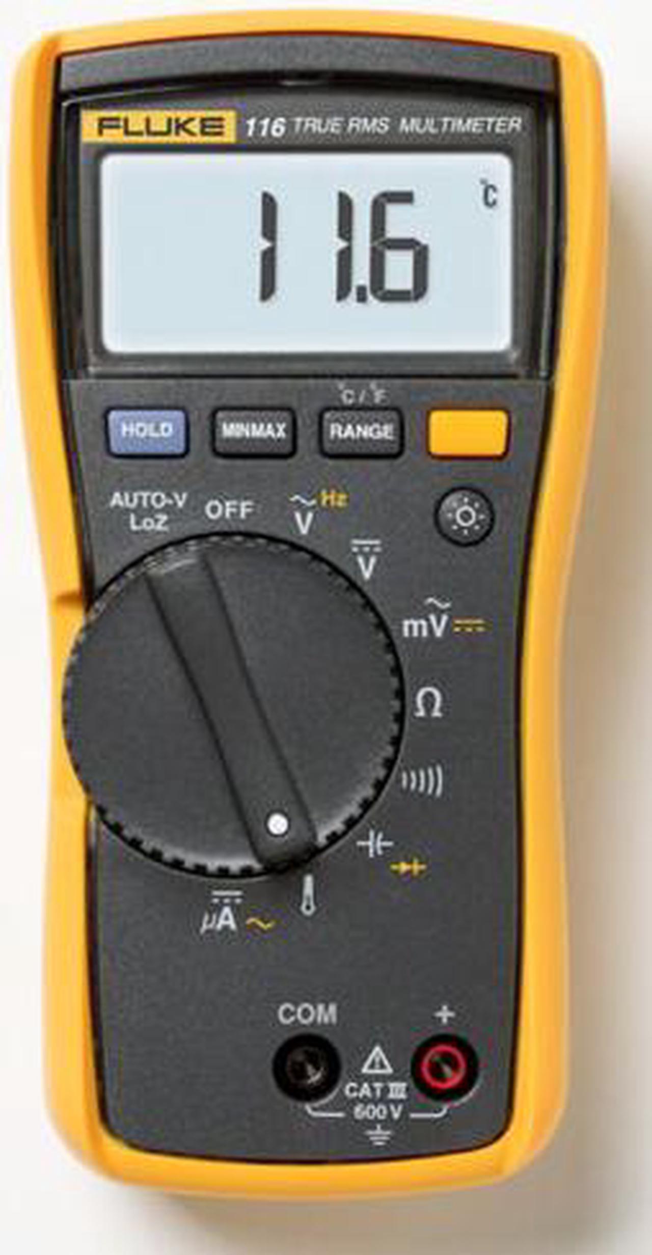 Alt view image 2 of 10 - Fluke 116 HVAC/R Multimeter with temperature and microamps