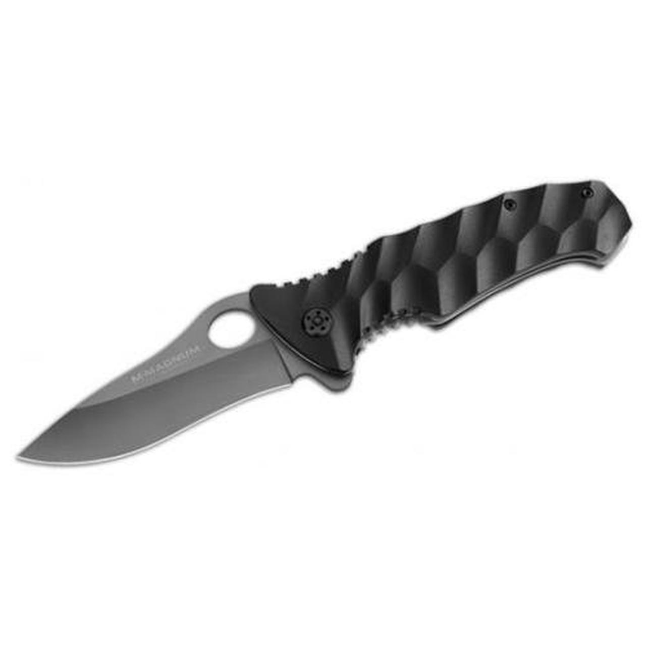 Alt view image 3 of 11 - Magnum Waves Pocket Knife with Aluminum Wave-Shaped Handle