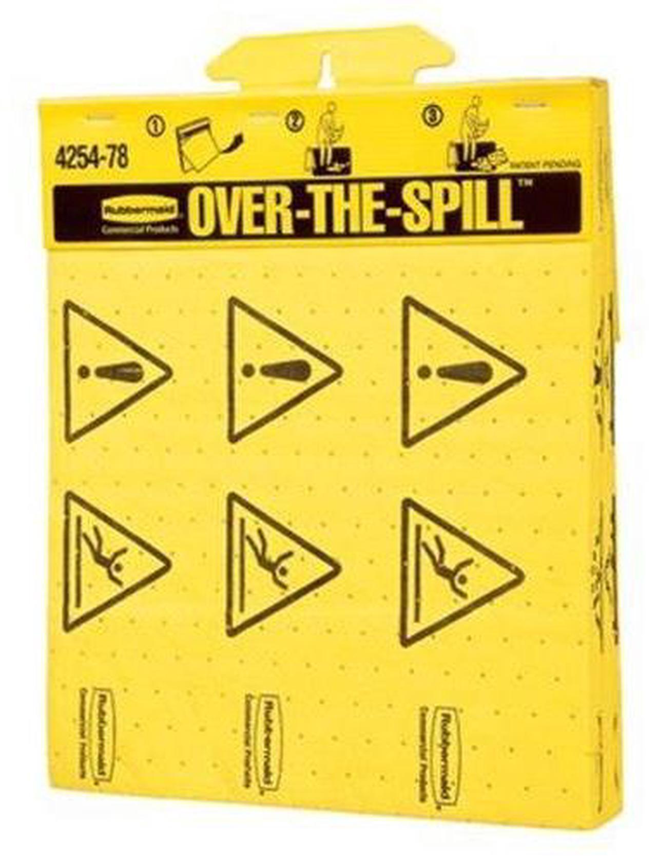 Alt view image 2 of 15 - Rubbermaid Commercial Pad,Ovrspill,Tblt,22pd,Yw 4254