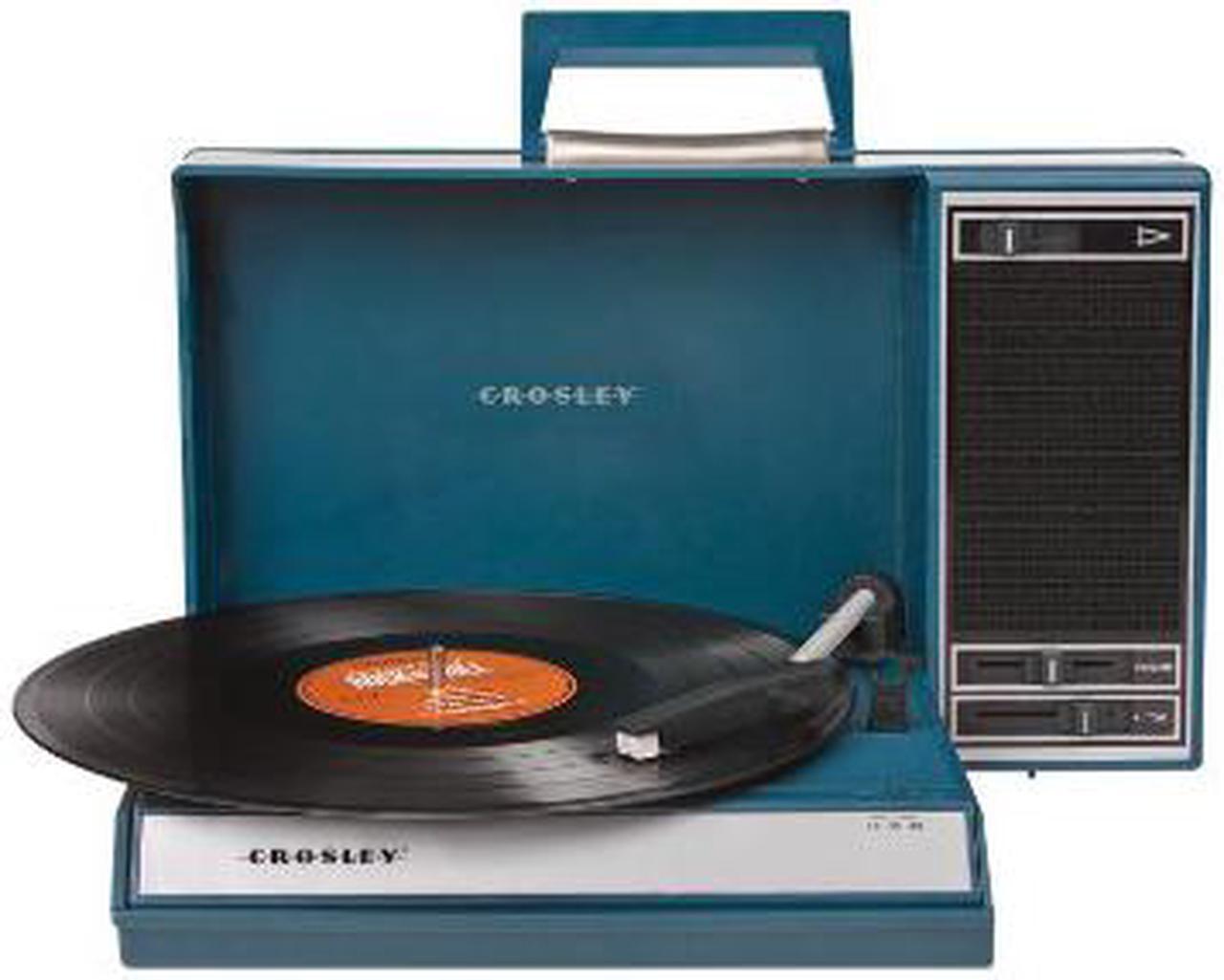 Main image of Crosley Radio Spinnerette Portable USB Turntable, Blue - CR6016A-BL