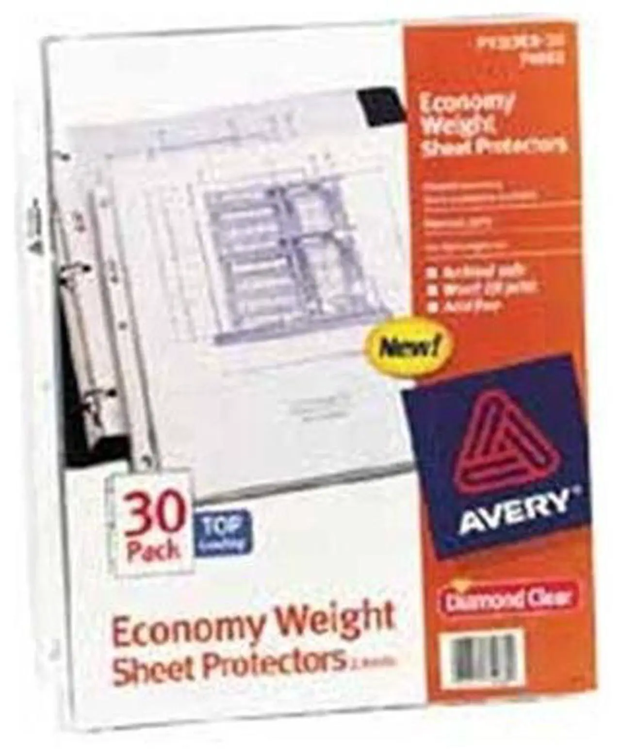 Main image of Sheet Protectors Top Load Polypropylene F/8-1/2"x11" Sht. CL
