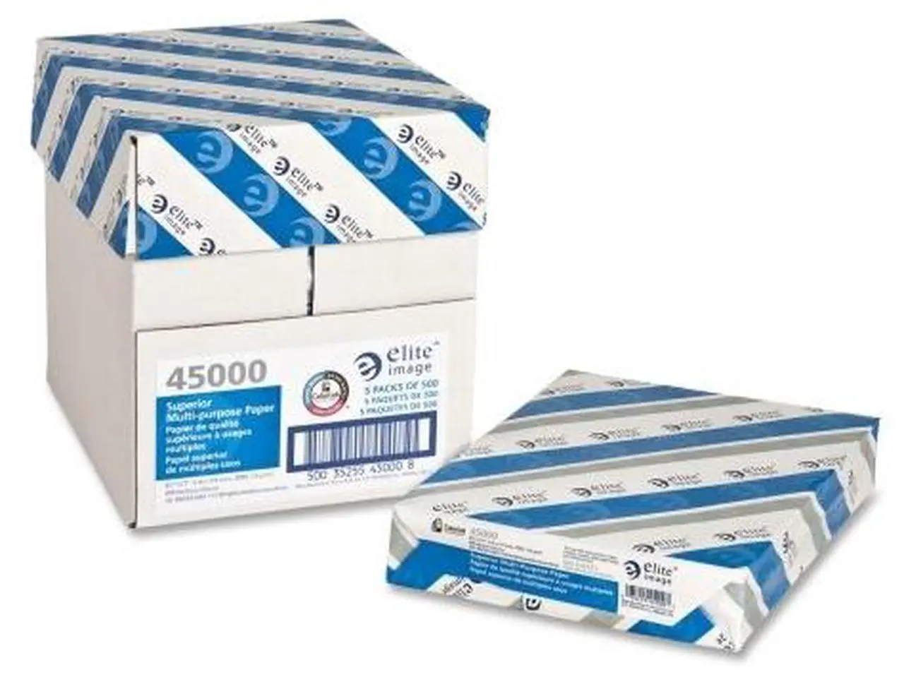 Alt view image 3 of 12 - Elite Multipurpose Paper 98 GE/112 ISO 20Ib. 8-1/2"x11" 5/CT WE 45000