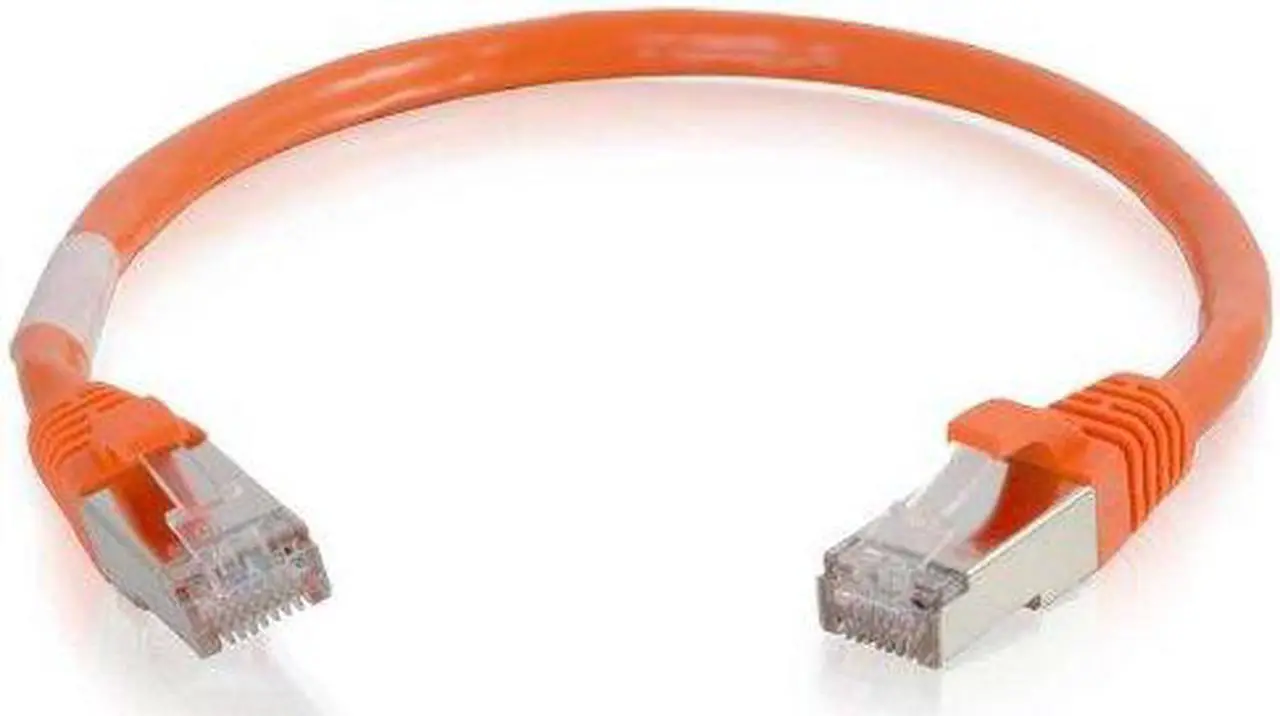 Main image of C2G 25ft Cat6 Snagless Shielded STP Network Patch Cable Orange 00894