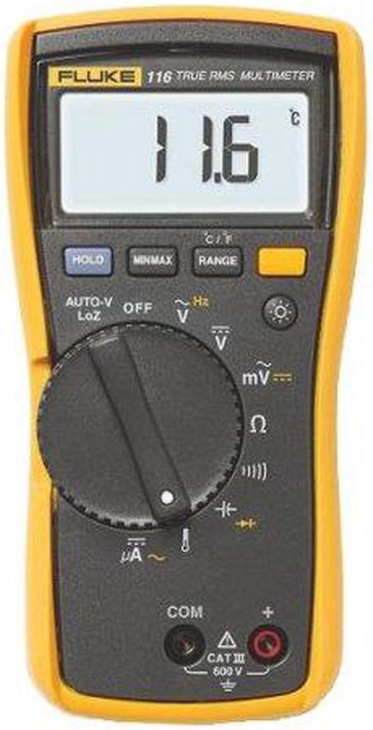 Alt view image 3 of 10 - Fluke 116 HVAC/R Multimeter with temperature and microamps