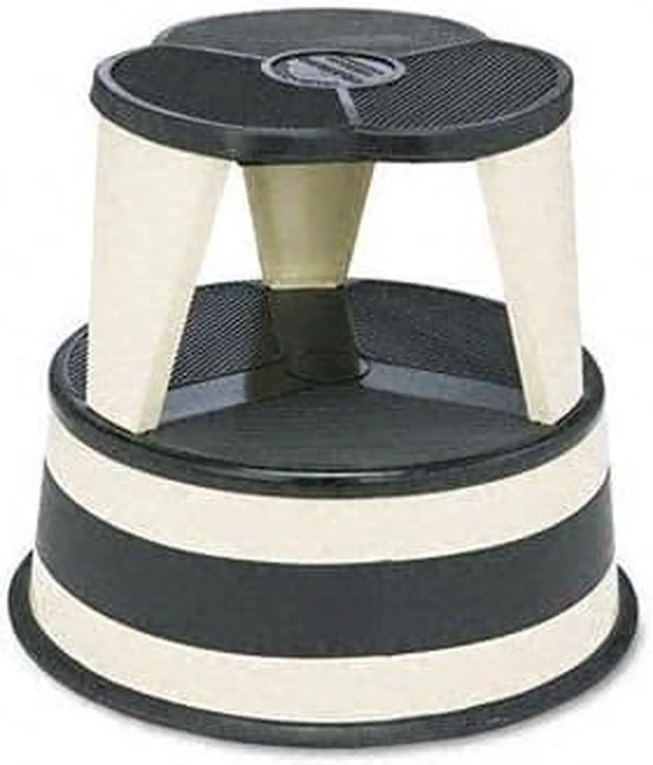 Alt view image 3 of 13 - Cramer Kik-Step Steel Step Stool 350 lb cap 16" dia. x 14 1/4h Orange 100130