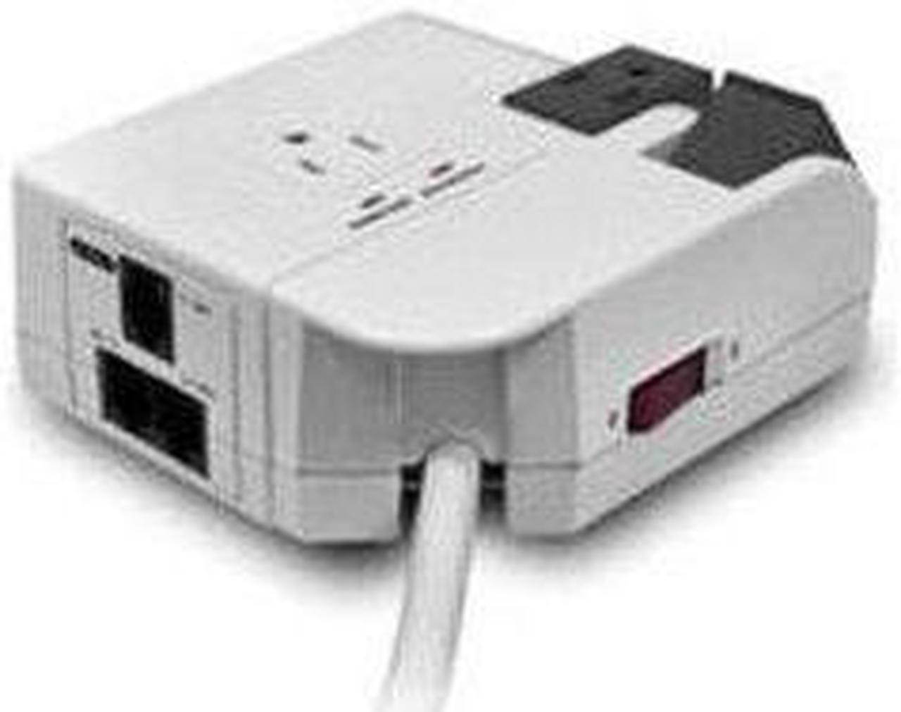 Main image of Corner Surge Unit, USB,1080 Joules,3 Outlets,6' Cord,White CCS28954
