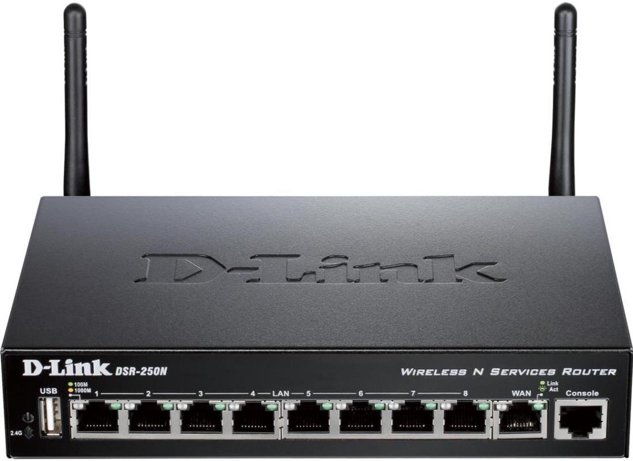 D-Link DSR-250N IEEE 802.11n Wireless Integrated Services Router