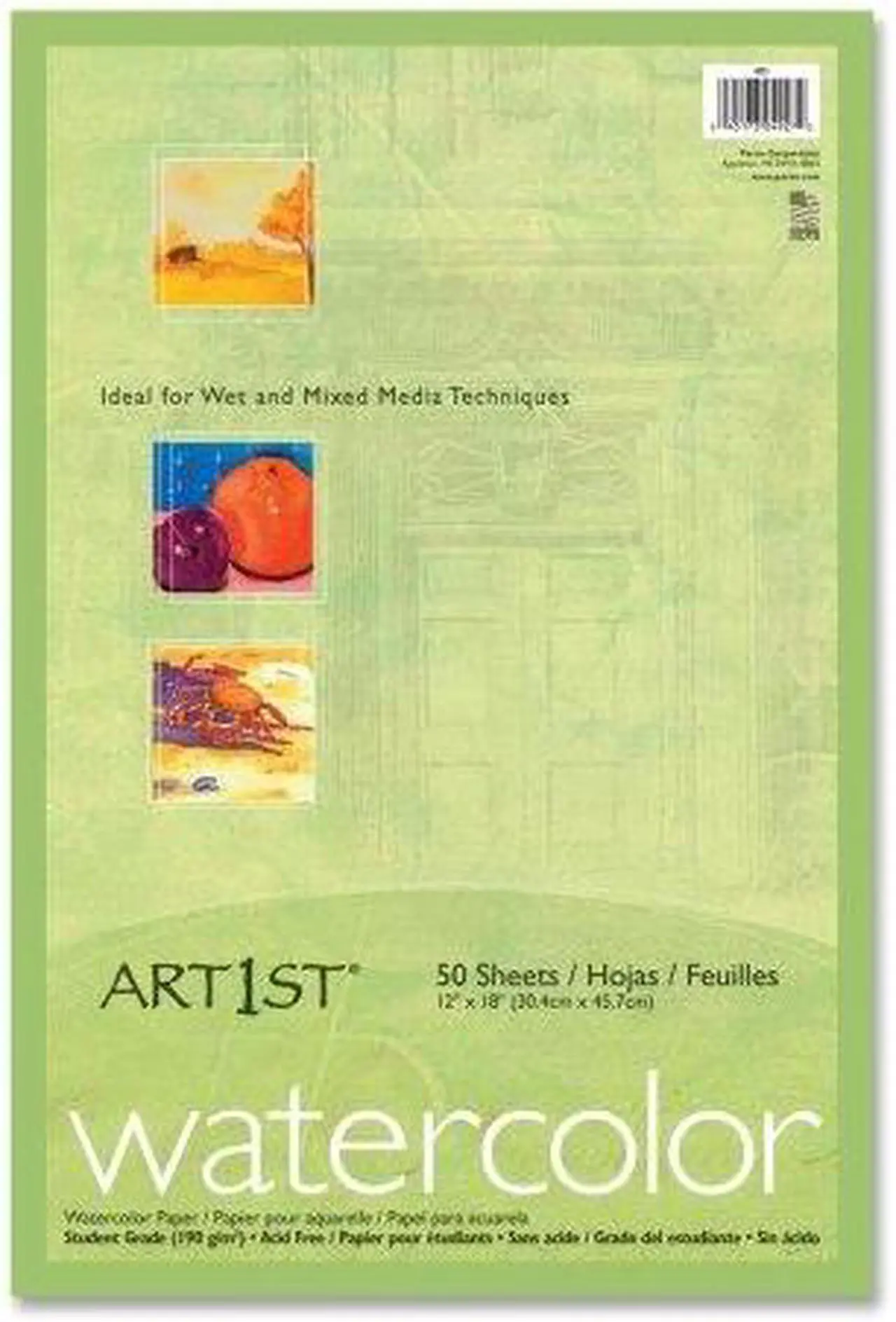 Alt view image 4 of 5 - Art1st 4927 Fine Art Paper 12" x 18" - Recycled - Vellum - 50 / Pack - White