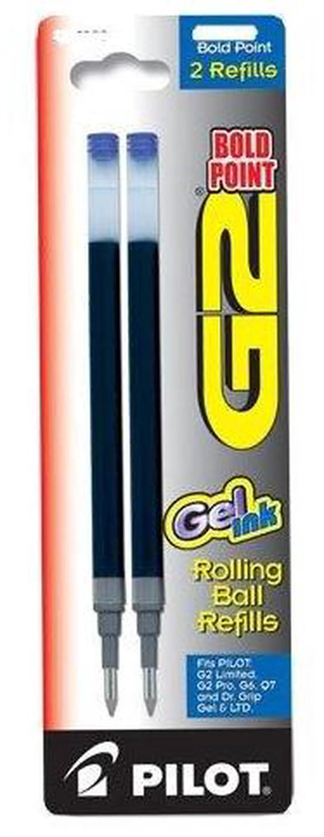 Alt view image 4 of 9 - Pilot Gel Refills Bold 2/PK Black 77289