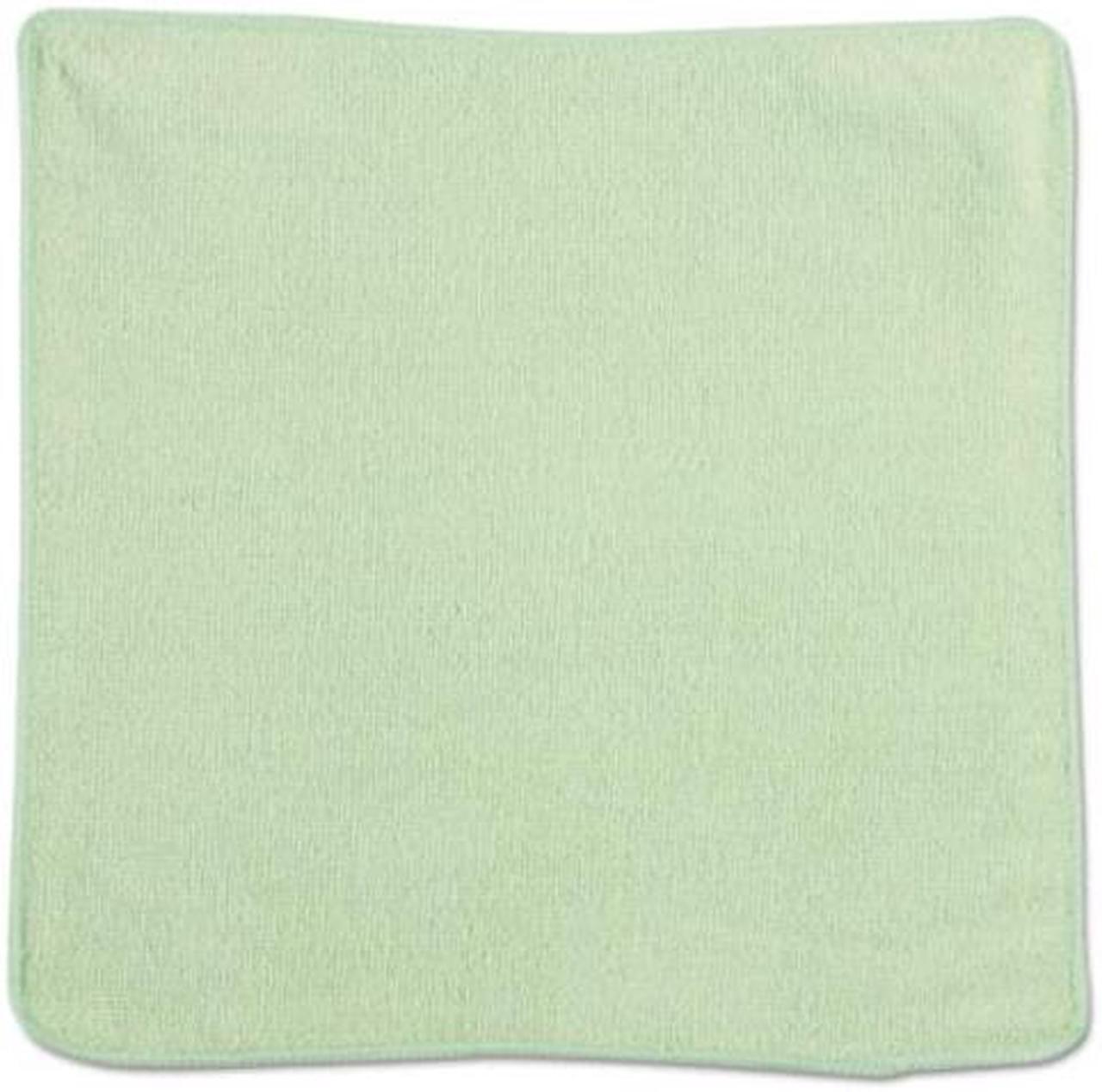 Alt view image 3 of 14 - Rubbermaid Commercial Microfiber Cleaning Cloths 12 x 12 Green 24/Pack 1820578