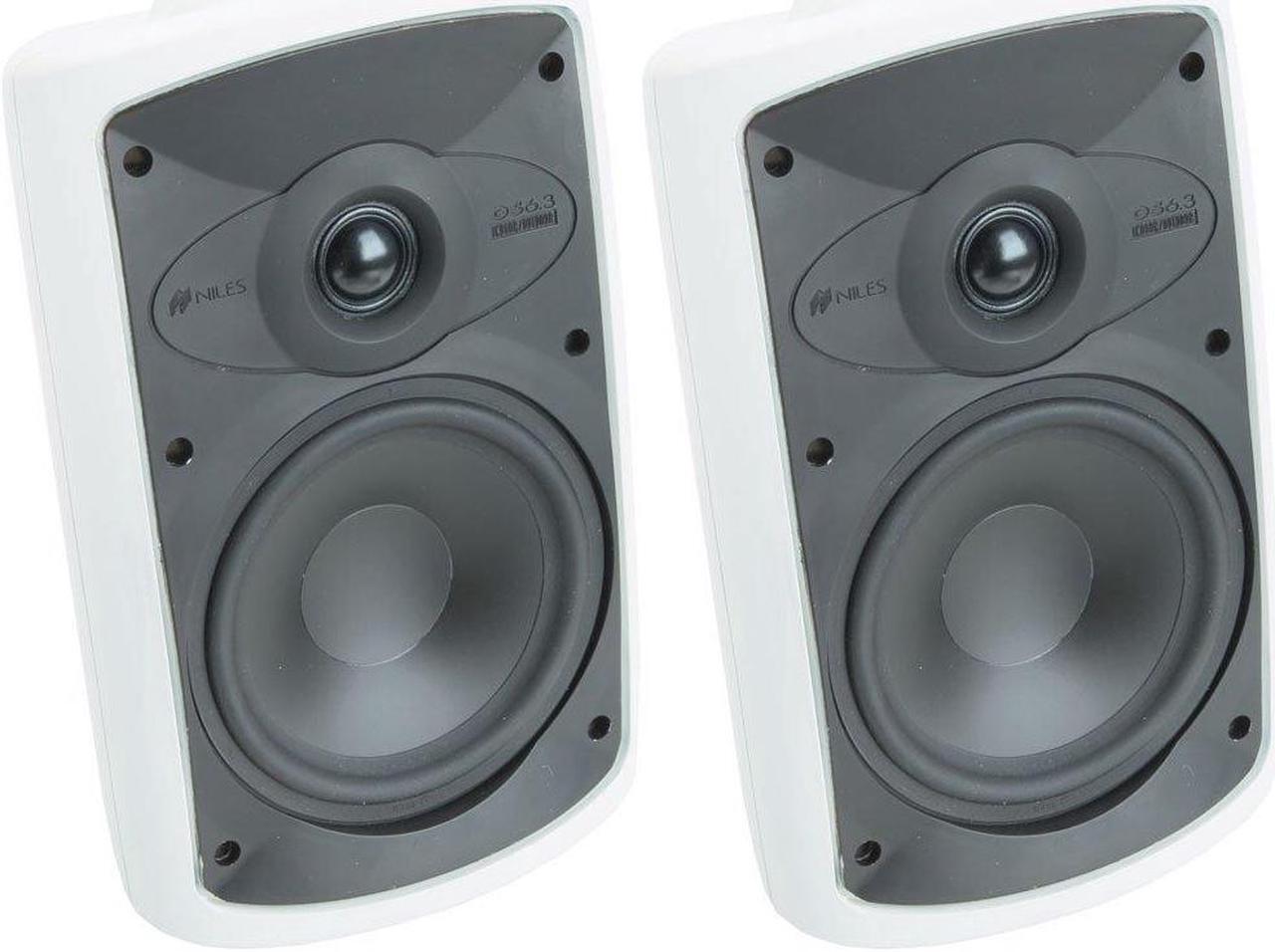 Main image of Niles OS6.3 White (Pr.) 6 Inch 2-Way High Performance Indoor Outdoor Speakers