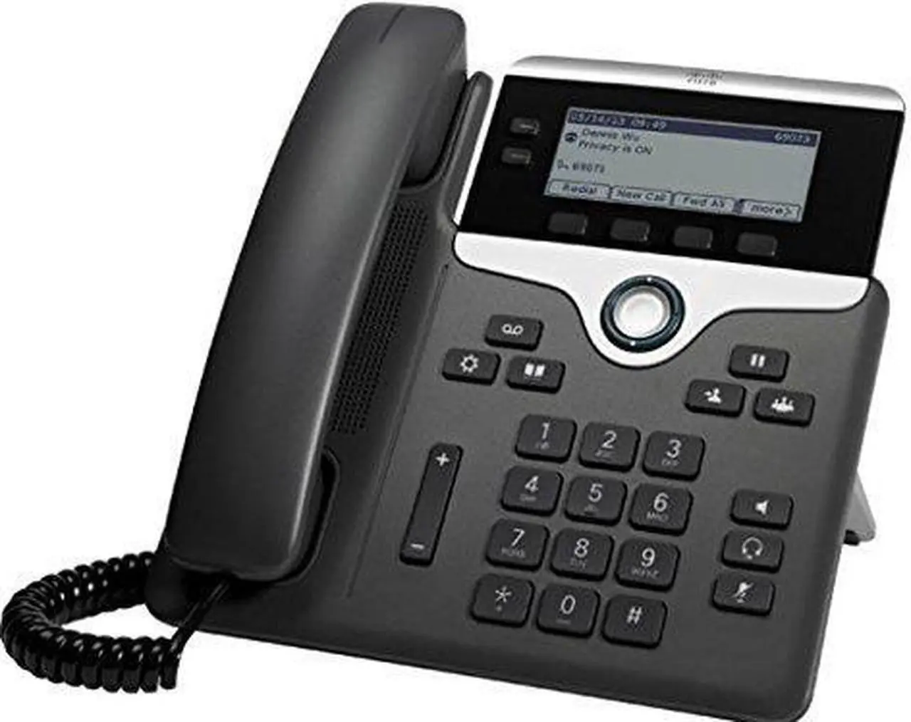 Main image of Cisco - CP-7811-K9= - Cisco 7811 IP Phone - Cable - Wall Mountable - Charcoal - 1 x Total Line - VoIP - Caller ID - Speakerphone - 2 x Network (RJ-45) - PoE Ports - Monochrome - DHCP, SRTP, CDP, LDAP,