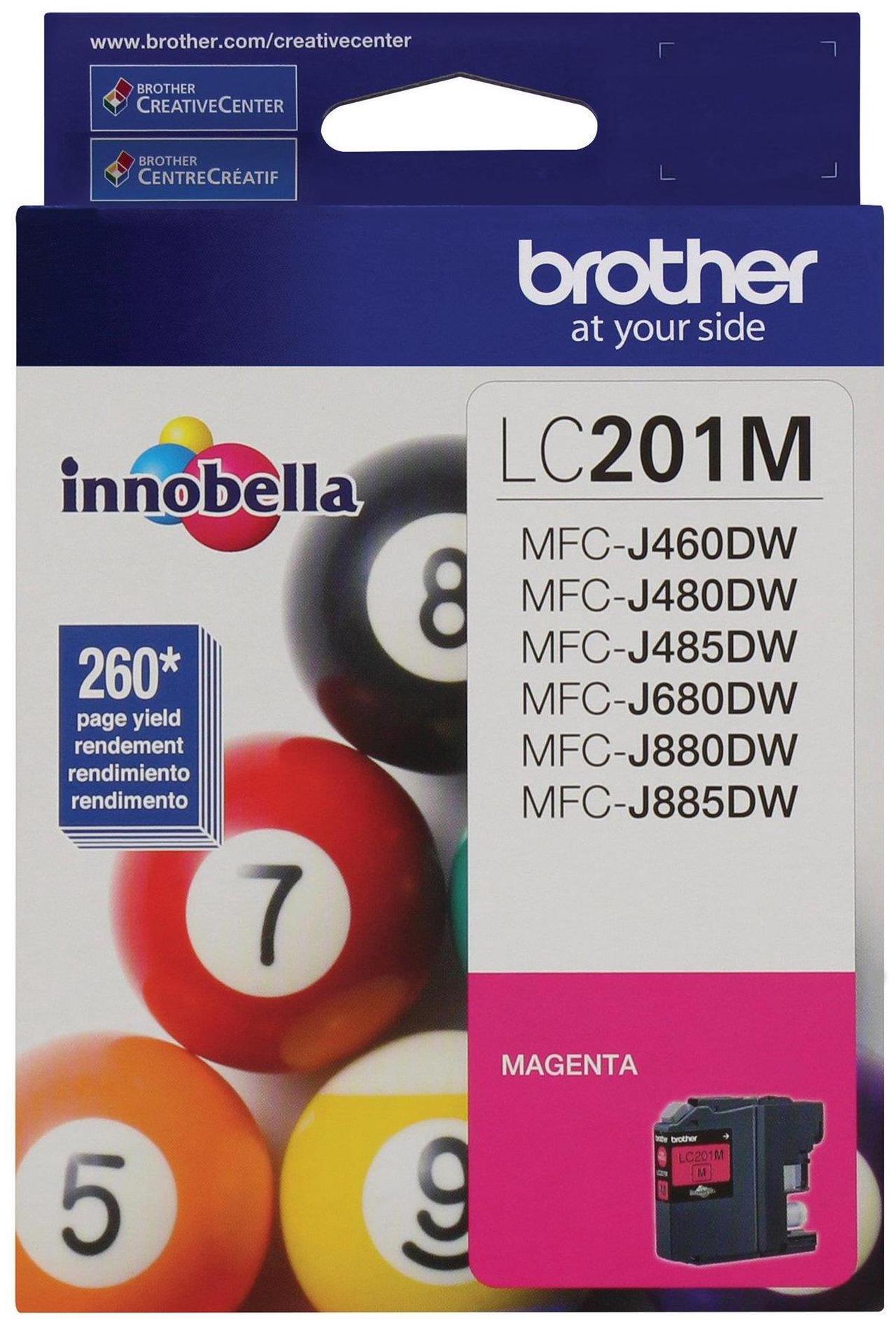 Main image of Brother Magenta Ink Cartridge (260 Yield) LC201M