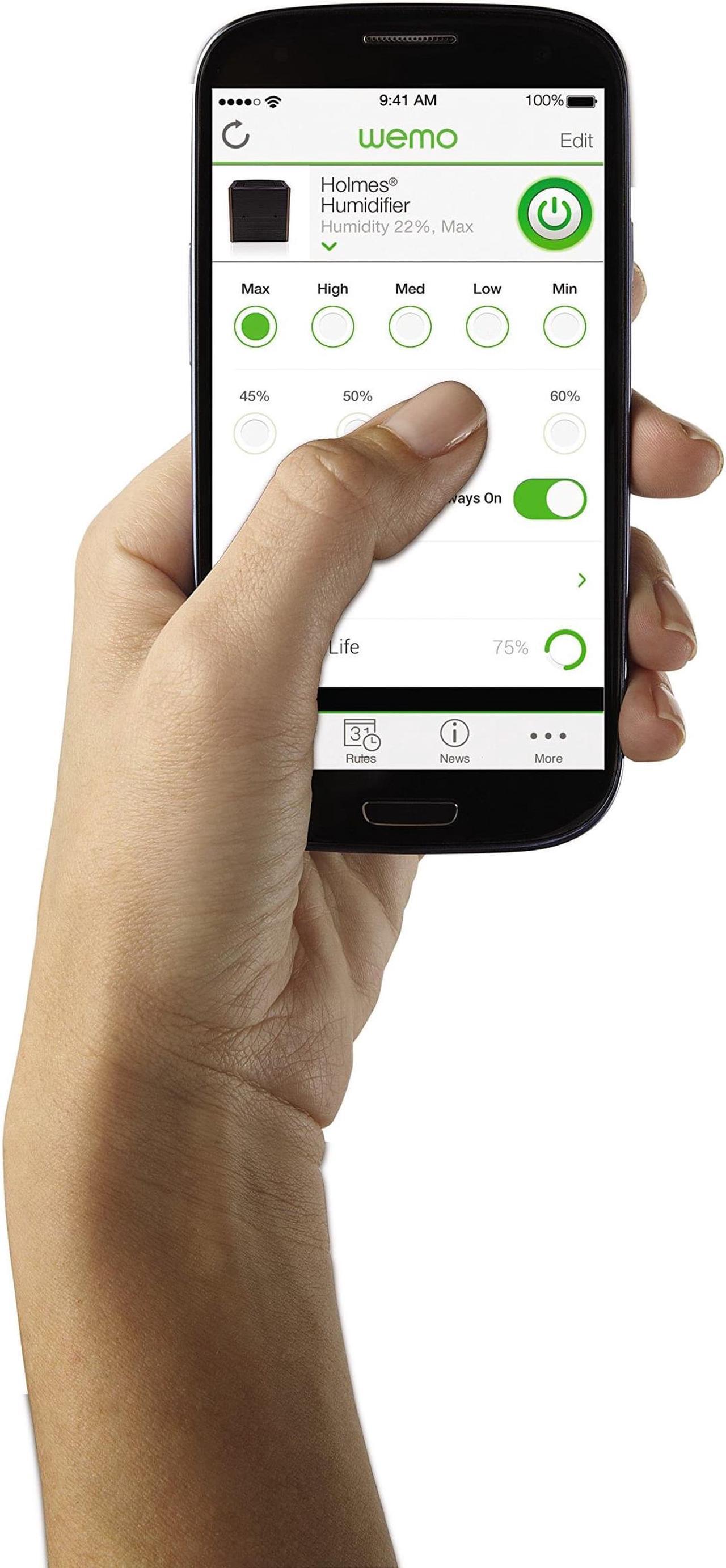 Alt view image 7 of 12 - Holmes Smart Wifi-Enabled WeMo Whole Home Humidifier, HCM3888C