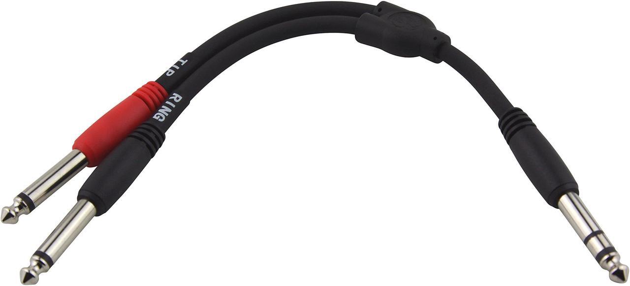 Alt view image 2 of 6 - Pig Hog 6" XLR Female to Dual XLR Male Y Cable #PY-XF2XM