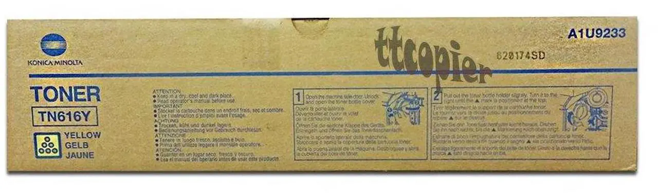 Alt view image 4 of 12 - Konica Minolta A1U9233 High Yield Toner Cartridge - Yellow