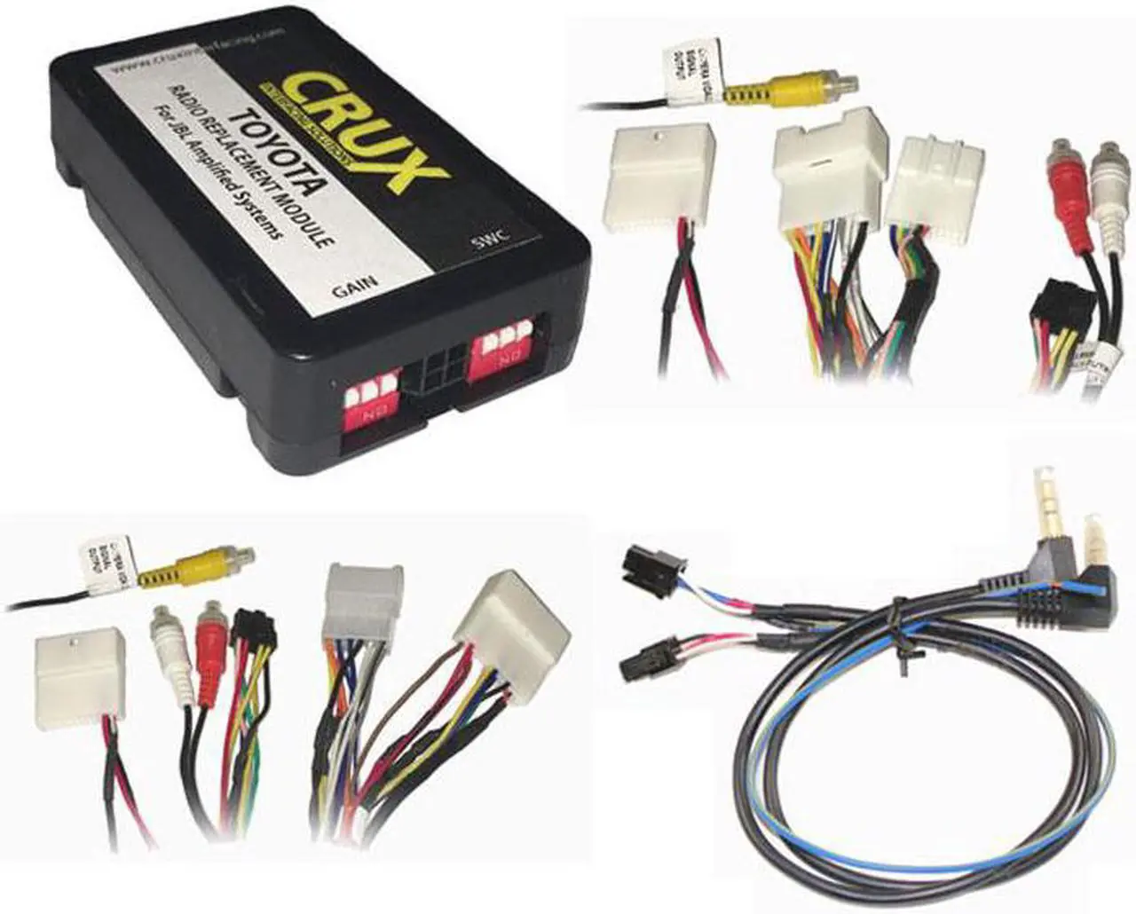 Alt view image 2 of 7 - CRUX SWRTY-61J Radio Replacement with SWC & JBL Amp Retention (for Toyota/Lexus Vehicles 2003-2011)