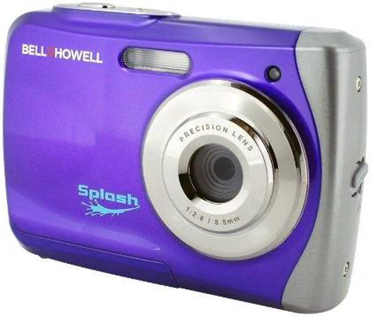 Alt view image 7 of 14 - BELL+HOWELL WP7-P 12.0 Megapixel WP7 Splash Underwater Digital Camera ,Purple