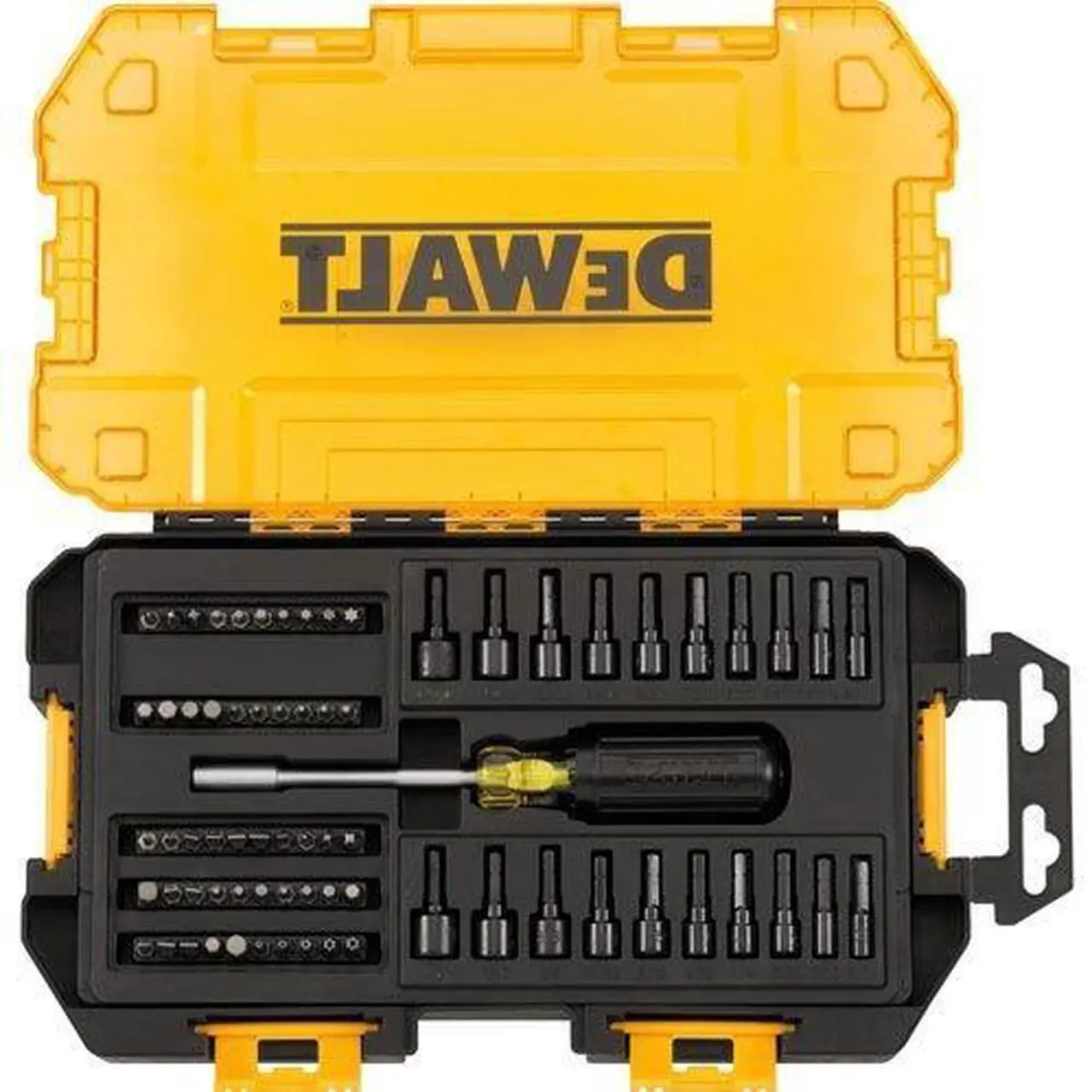 Alt view image 2 of 5 - DeWALT DWMT73808 Multi-Bit and Nut Driver Set Chrome