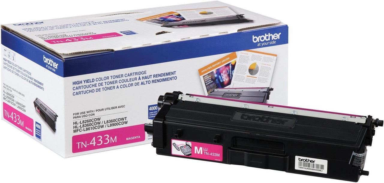 Brother TN433M High Yield Toner Cartridge - Magenta