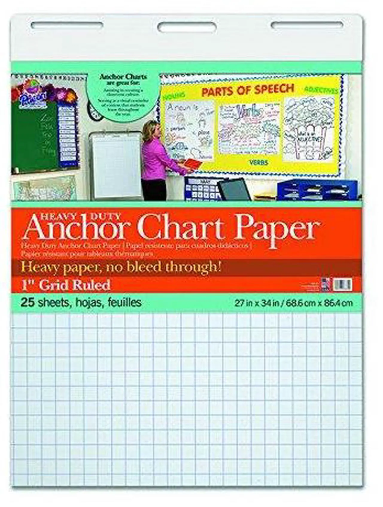 Main image of Pacon Heavy Duty Anchor Chart Paper (pac-3372)