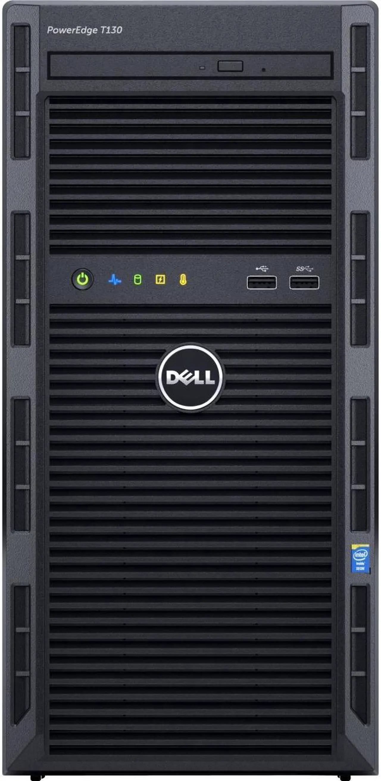 Alt view image 7 of 9 - Dell PowerEdge T130 Mini-tower Server - 1 x Intel Xeon E3-1220 v6 Quad-core (4 Core) 3 GHz - 8 GB Installed DDR4 SDRAM - 1 TB (1 x 1 TB) Serial ATA/600 HDD - Serial ATA, Serial Attached SCSI (SAS) Controller - 290 W
