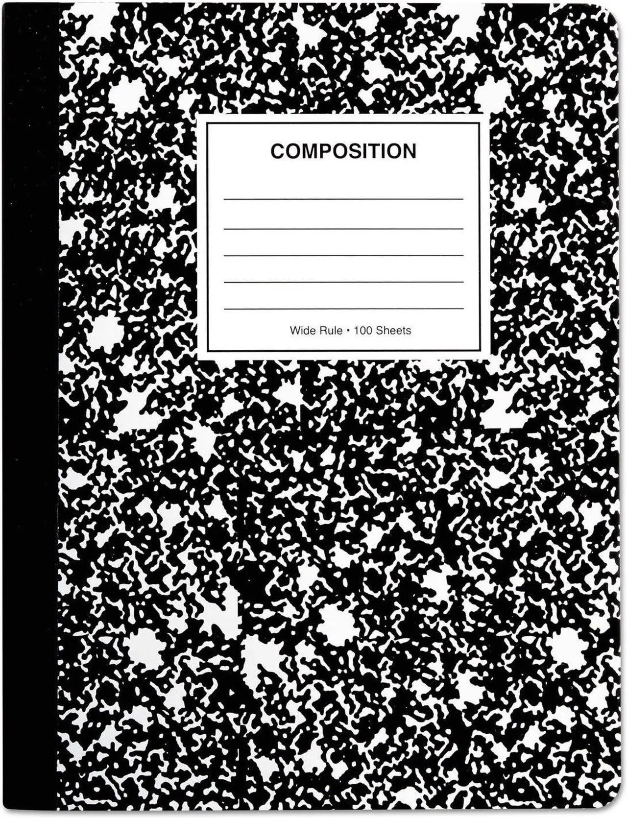 Alt view image 2 of 11 - Universal Quad Rule Composition Book. Quadrille Rule 7.5" x 9.75" 1 Subject Black 20950