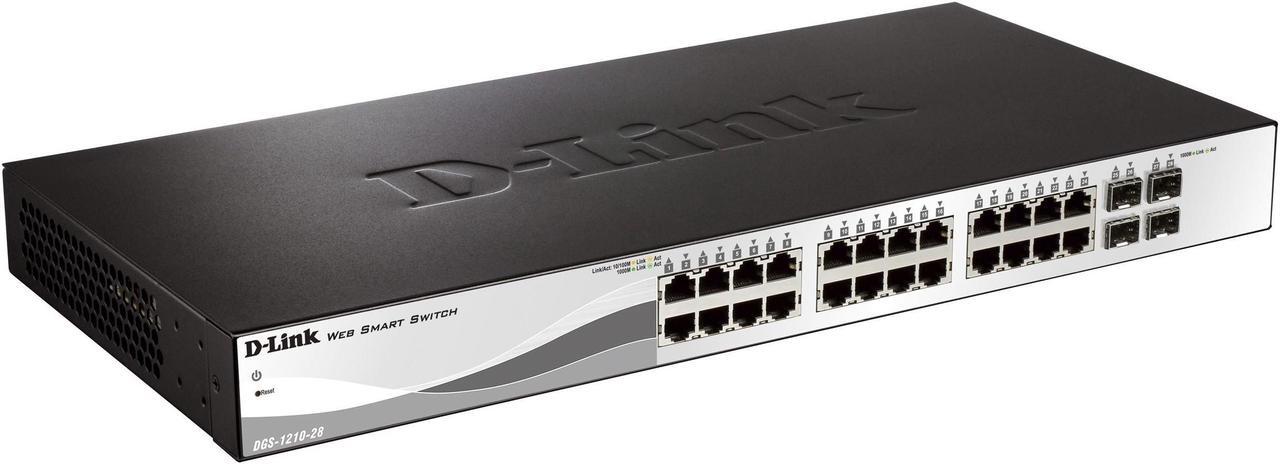Main image of D-Link WebSmart DGS-1210-28 Ethernet Switch