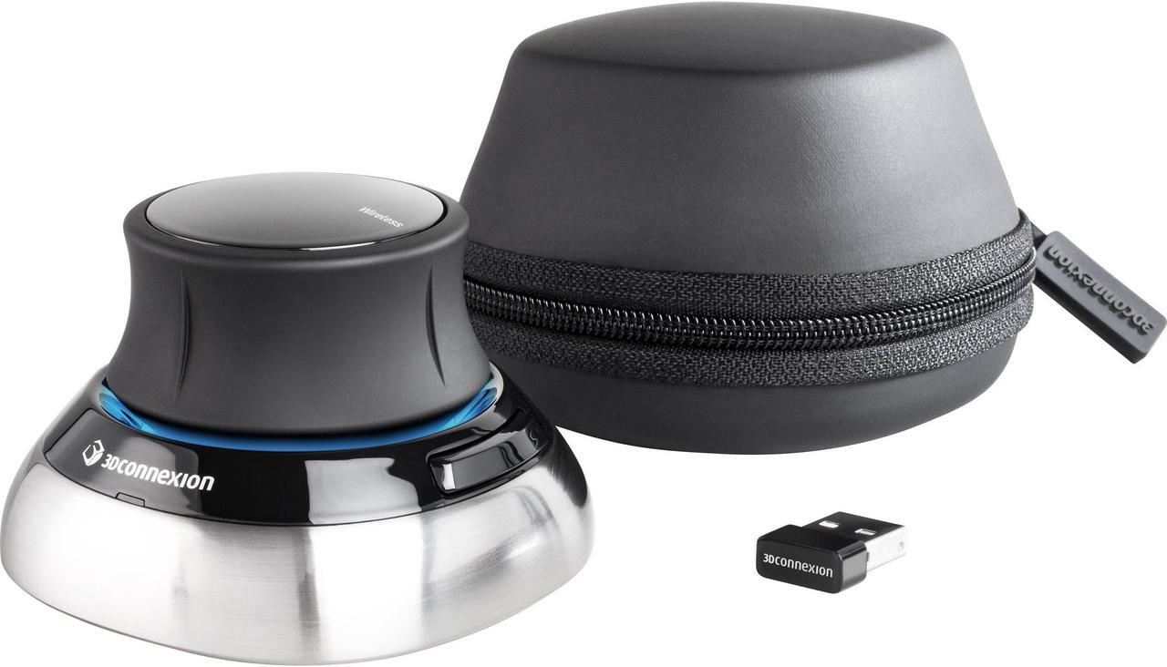 Main image of 3Dconnexion SpaceMouse 3DX-700066 3D Mouse Black/Silver