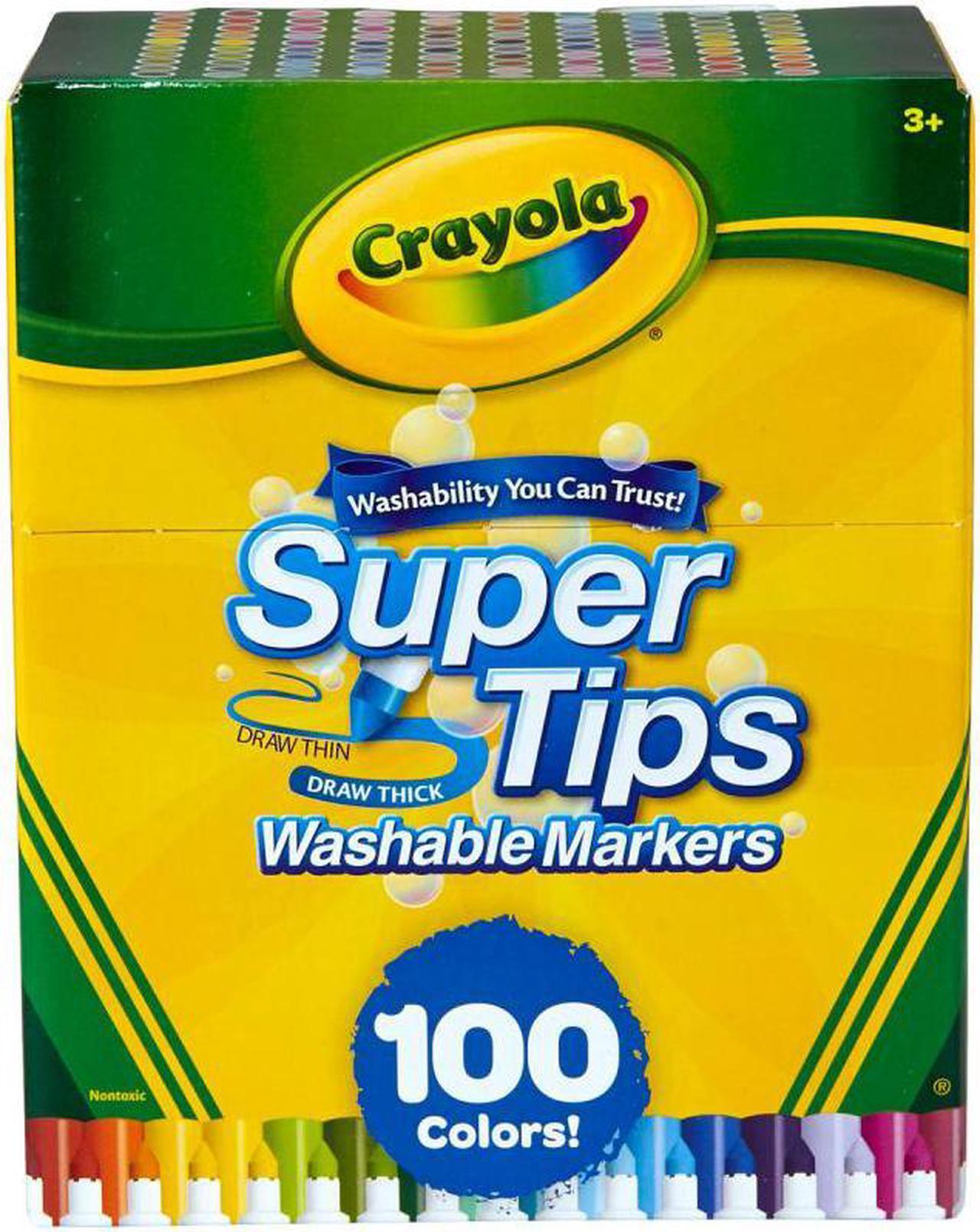 Alt view image 2 of 16 - Crayola Markers Super Tips Washable 100/ST Assorted 585100