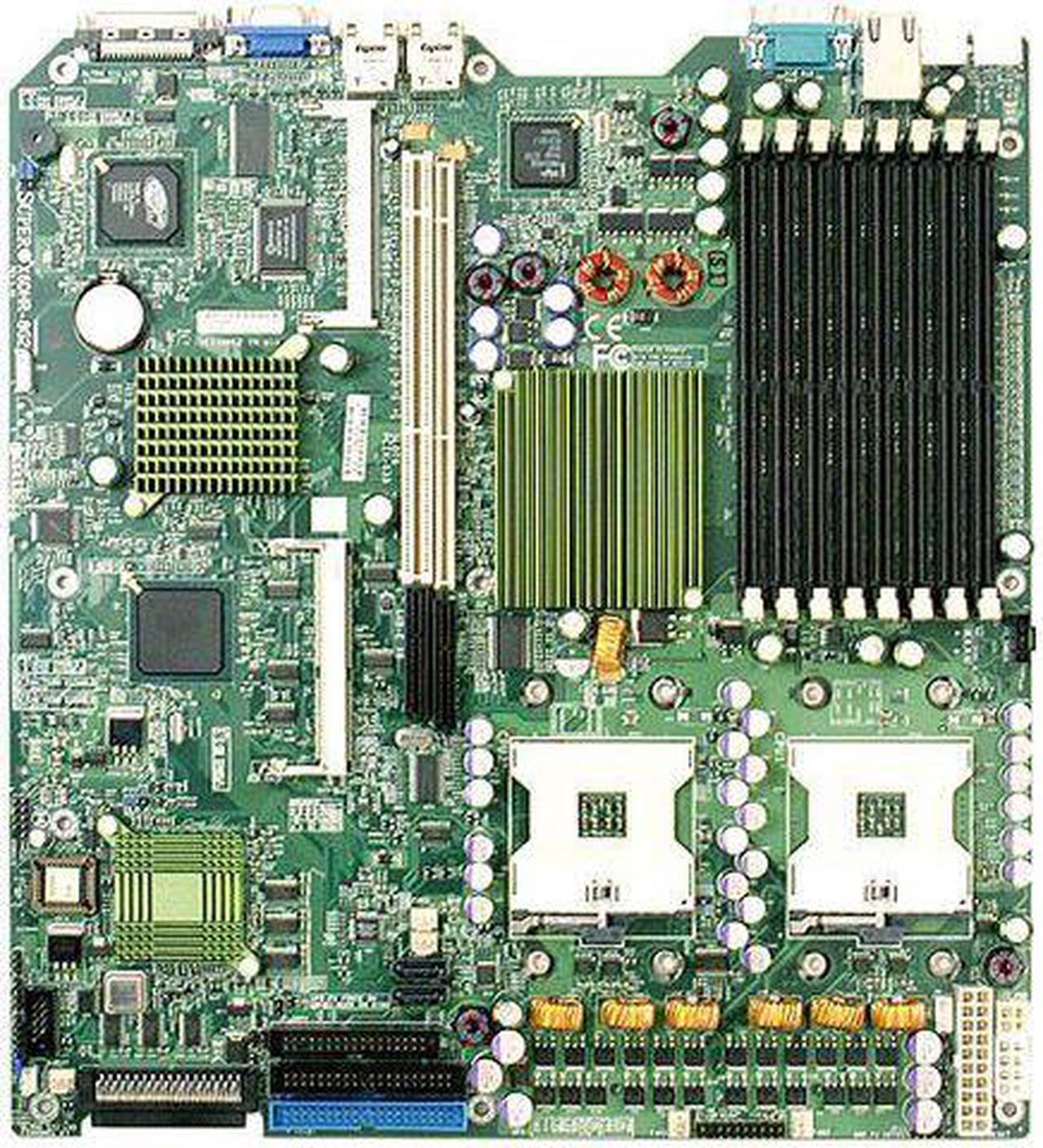 Alt view image 3 of 7 - Supermicro MBD-X6DHR-8GS-B Supermicro X6DHR-8GS Server Motherboard - Intel Chipset - Socket PGA-604-Extended ATX - 2 x Processor Support - 16 GB DDR2 SDRAM Maximum RAM - 400 MHz) Memory - Bulk Pack - OEM