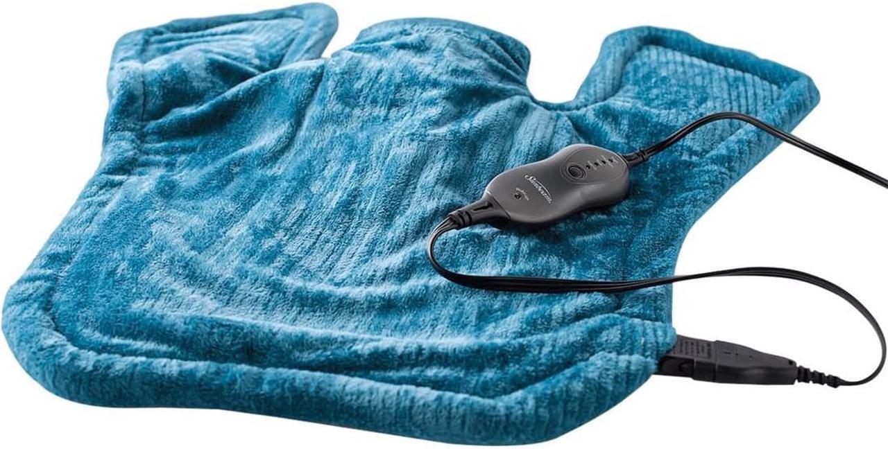 Alt view image 5 of 6 - Sunbeam XL Renue® Heat Therapy Wrap, Blue