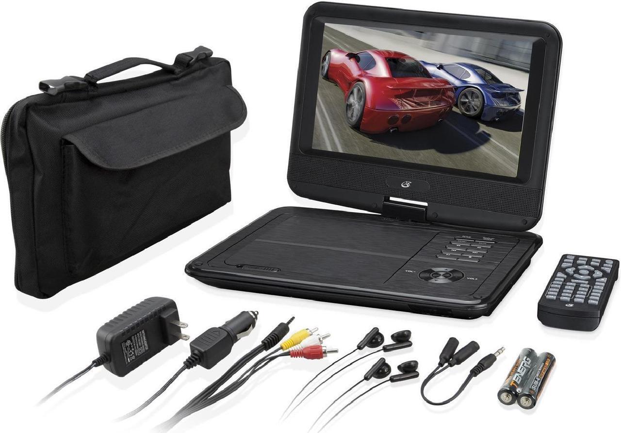 Alt view image 3 of 5 - GPX PD901VPB 9" Portable DVD Player