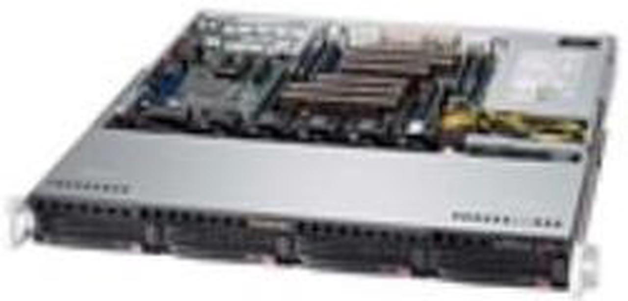 Supermicro CS CSE-813MFTQC-350CB2 1U 4x3.5HS SAS SATA 350W Brown Box